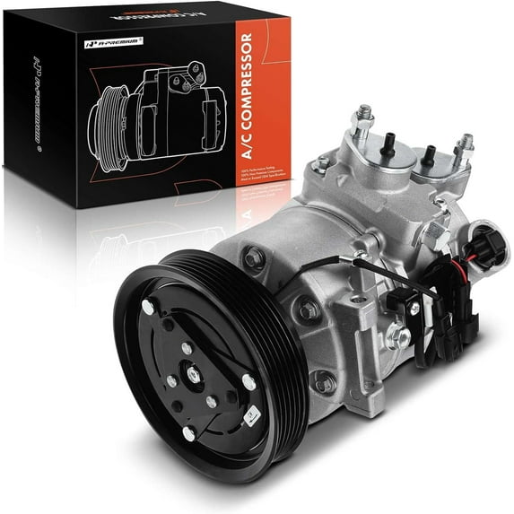 A-Premium AC Compressor with Clutch Compatible with Volvo XC60 XC70 XC90 S8 S60 V70 Land Rover LR2 Fits select: 2012 VOLVO S60 T5, 2007-2008 VOLVO XC90 3.2