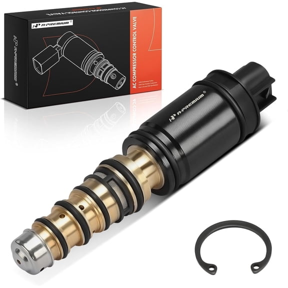 A-Premium AC Compressor Control Solenoid Valve 6SEU16C 6SEU14C Compatible with Toyota Camry RAV4 Corolla Matrix & Lexus LS430