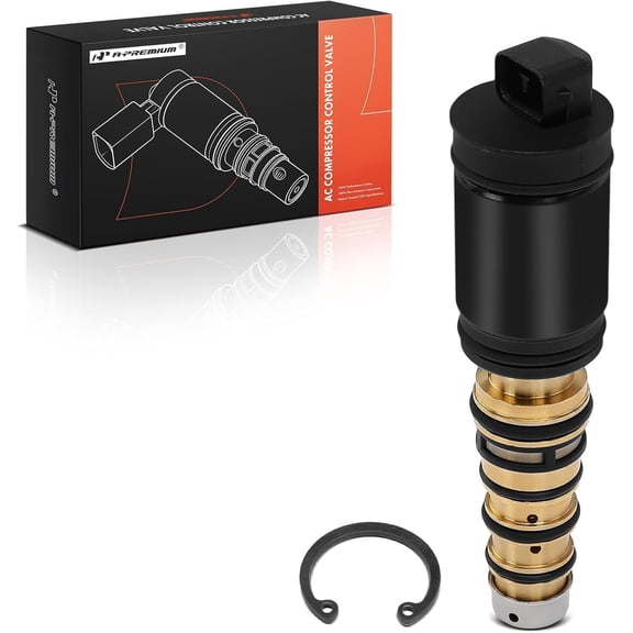 A-Premium AC Compressor Control Solenoid Valve 6SEU16C Compatible with Toyota Corolla 2011-2013, Matrix 2011-2014