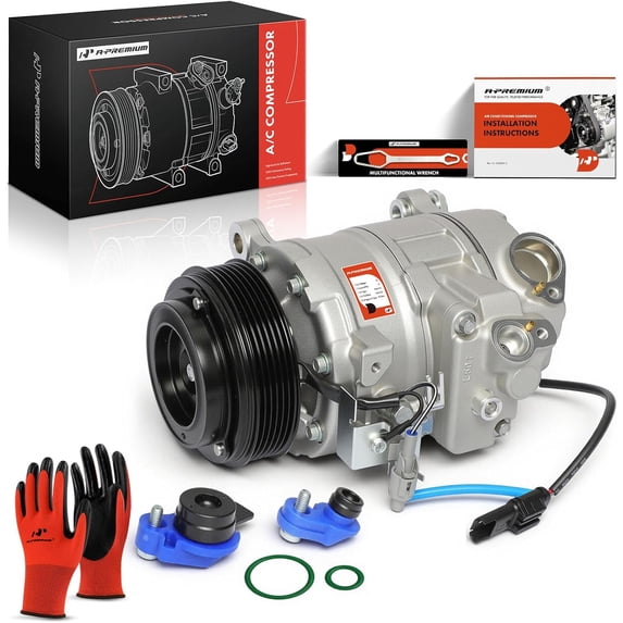 A-Premium AC Compressor with Clutch Compatible with BMW F15 F22 F23 F30 F31 228i 320i 328i 2012-2016 428i 528i 535d 740Ld xDrive X5 2014-2018