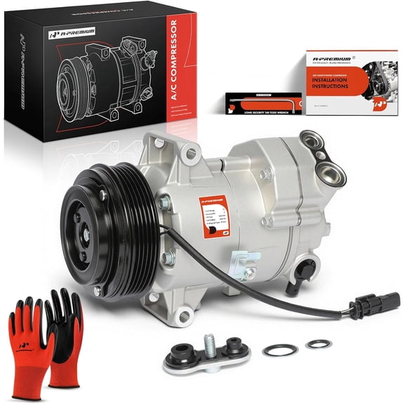 A-Premium A/C Compressor with Clutch Compatible with Buick Verano 2.4L 2012, CSP15 Style