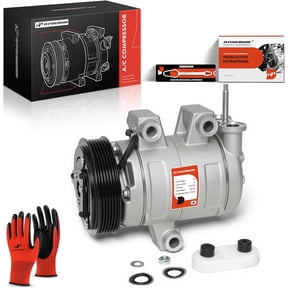 A-Premium Air Conditioner AC Compressor with Clutch Compatible with Chevrolet Equinox 3.4L 2006-2009, Pontiac Torrent 3.4L 2006-2009, DKS17D Style, 6 Grooves