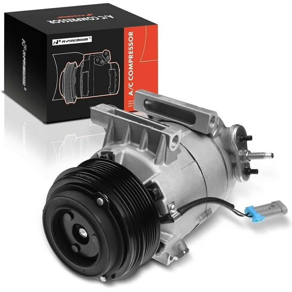 A-Premium AC Compressor with Clutch Compatible with Chevrolet Malibu 2004-2006 Pontiac G6 2005-2006 V6 3.5L