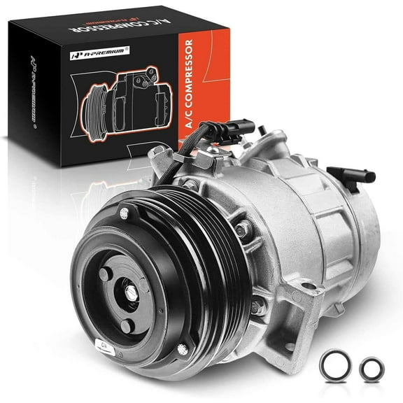 A-Premium AC Compressor with Clutch Compatible with Chevrolet Malibu 2016-2020 Sedan L4 1.5L