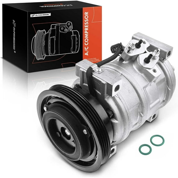 A-Premium AC Compressor with Clutch Compatible with Chrysler PT Cruiser 2001-2009 Dodge Neon 2000-2002 Plymouth Neon 2000-2001 L4 2.0L 2.4L