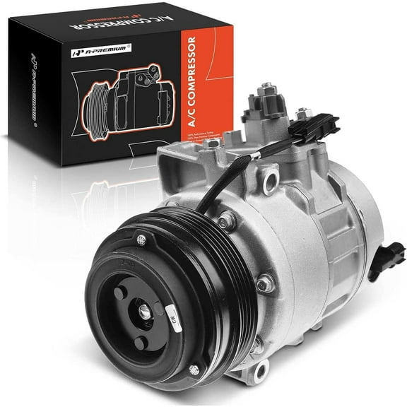A-Premium AC Compressor with Clutch Compatible with Ford Edge 2016-2018 Fusion 2013-2020 Lincoln MKZ 2013-2018