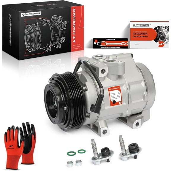 A-Premium AC Compressor with Clutch Compatible with Ford Explorer Mercury Mountaineer 2006-2010
