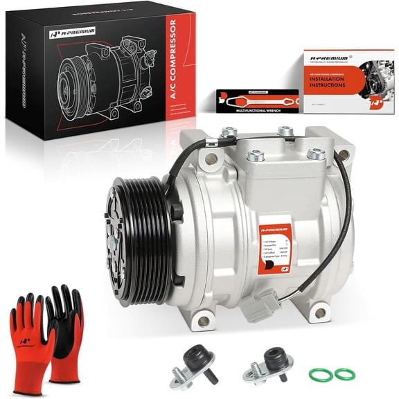 A-Premium AC Compressor with Clutch Compatible with Honda CR-V 2002-2006 L4 2.4L