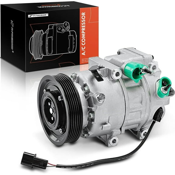 A-Premium AC Compressor with Clutch Compatible with Hyundai Santa Fe Sport 2013-2018 Kia Sorento 2012-2014 L4 2.0L 2.4L