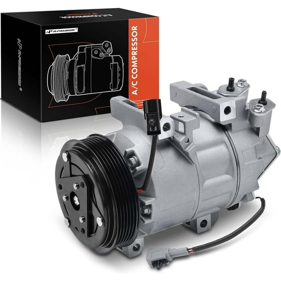 A-Premium AC Compressor with Clutch Compatible with Infiniti QX60 2014-2017 Nissan Altima 2013-2018 Pathfinder Rogue Rogue Select L4 2.5L