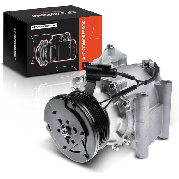 A-Premium Air Conditioner AC Compressor with Clutch Compatible with Jaguar S-Type 2000-2008, X-Type 2002-2008 & Lincoln LS 2000-2005