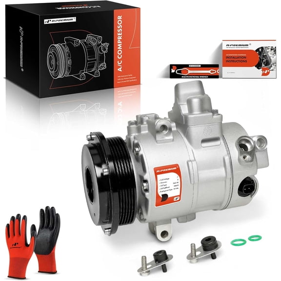 A-Premium AC Compressor with Clutch Compatible with Lexus LS430 2004-2006 V8 4.3L