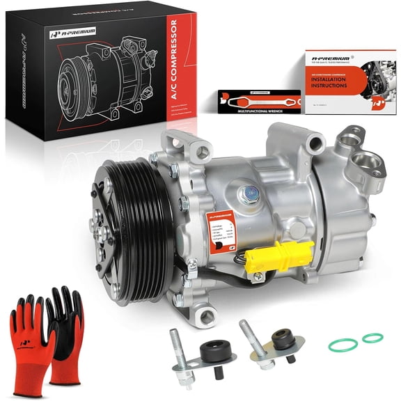 A-Premium AC Compressor with Clutch Compatible with Mini Cooper 2007-2016 Cooper Paceman Countryman 2011-2016 L4 1.6L