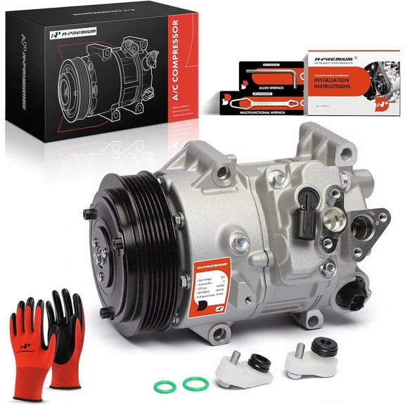 A-Premium AC Compressor with Clutch Compatible with Scion tC 2011-2016 Coupe L4 2.5L