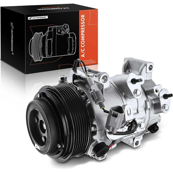 A-Premium AC Compressor with Clutch Compatible with Toyota Avalon 2005-2006 V6 3.5L Sedan