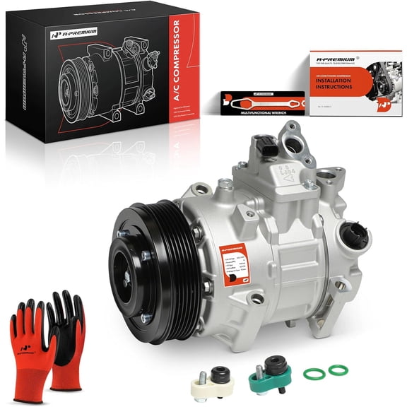 A-Premium AC Compressor with Clutch Compatible with Toyota Camry 2012-2017 RAV4 2009-2012 L4 2.5L