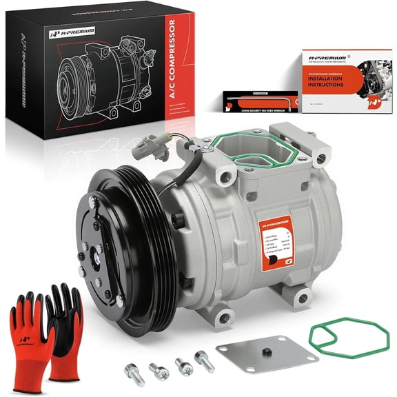 A-Premium AC Compressor with Clutch Compatible with Toyota Tacoma 1995-2004 V6 3.4L