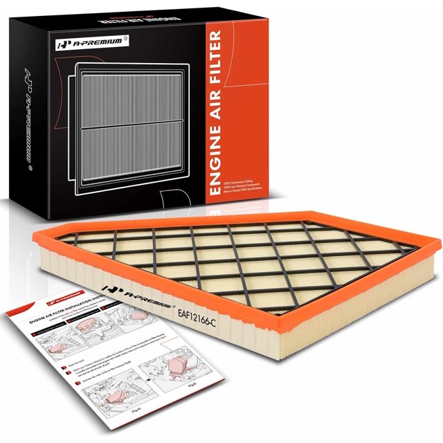 MNJWS Premium Engine & Cabin Air Filter Combo For 2017-2023 GMC Acadia 2.0L 3.6L