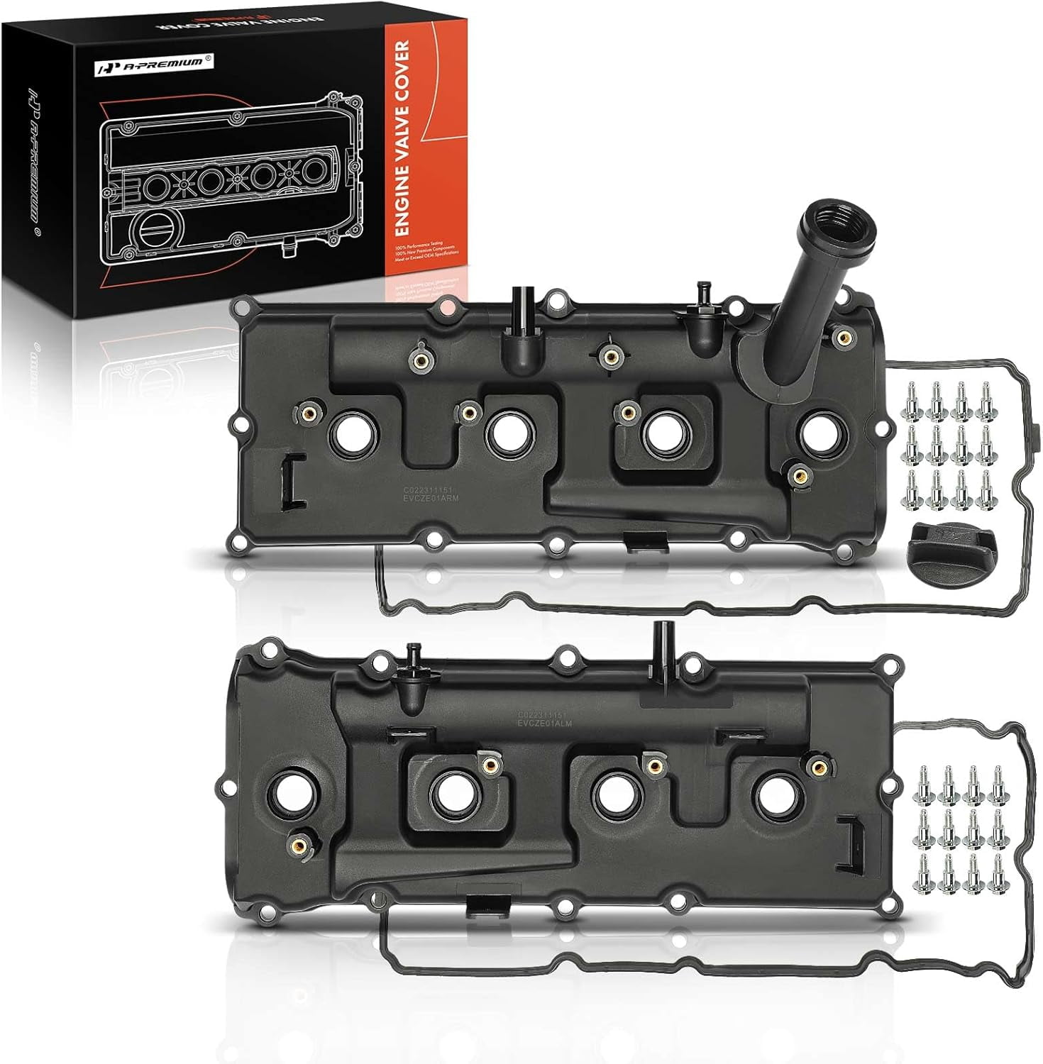 A-Premium APEVC0038 Valve Covers Gasket for Nissan Armada Pathfinder Titan 2 Piece