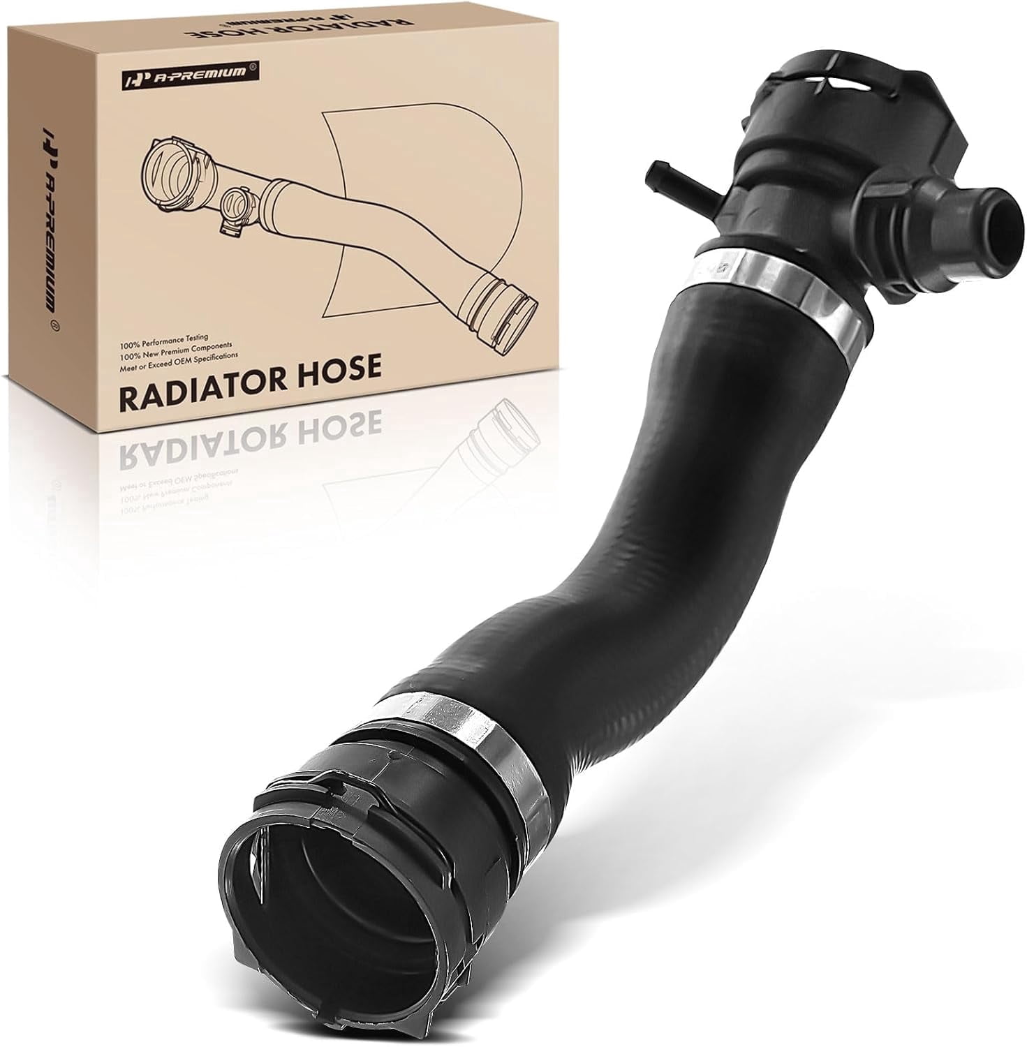 A-Premium APRH0006 Upper Radiator Coolant Hose Replacement