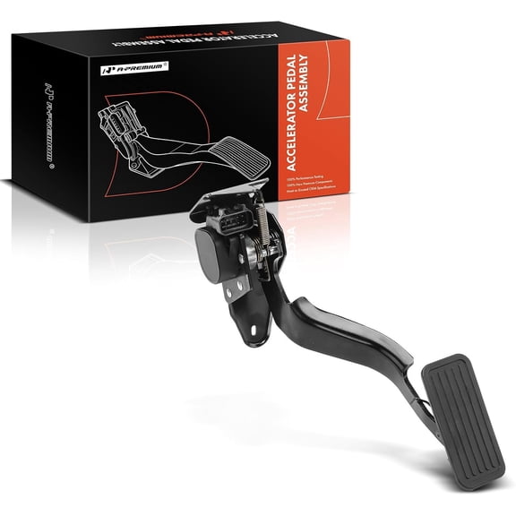 A-Premium Accelerator Pedal with Position Sensor Assembly Compatible with Chevrolet Silverado 1500 Silverado 2500 Tahoe Suburban Avalanche & GMC Sierra 3500 Yukon & Cadillac Escalade & Hummer H2