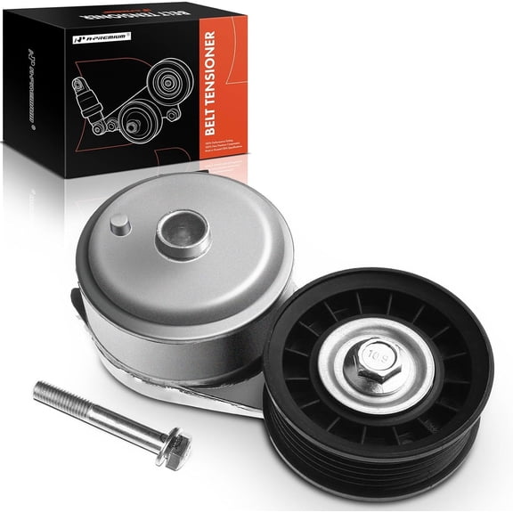 A-Premium Accessory Drive Belt Tensioner Pulley Assembly (Fit for 38103) Compatible with Select Cadillac, Chevy, GMC, Oldsmobile, Workhorse Models, w/Bolt