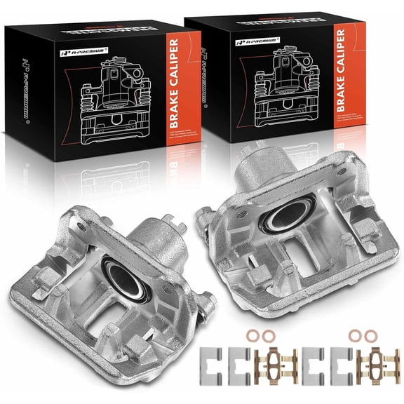 A-Premium Acura CL TL Honda Element 1999 - 2008 Brake Caliper Assembly Rear, 2 Count