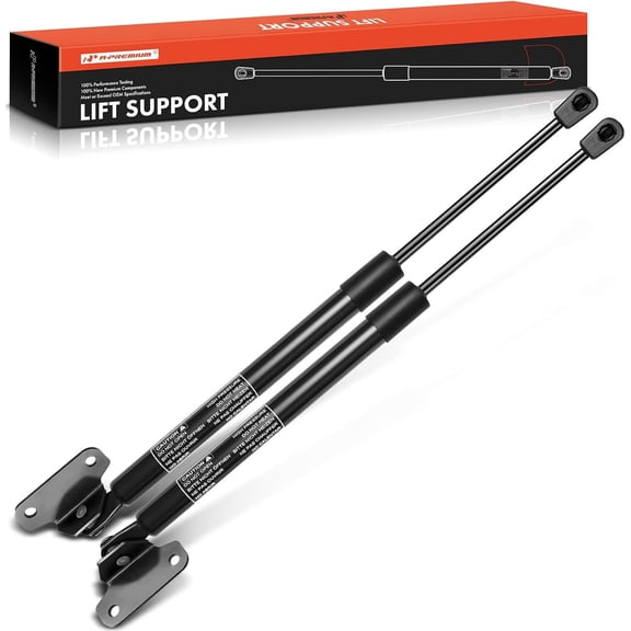 A-Premium Adjustable Automotive Lift Supports, Black, 2 Count