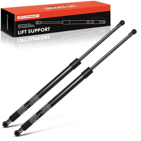 A-Premium Adjustable Automotive Lift Supports, Steel, 2 Count