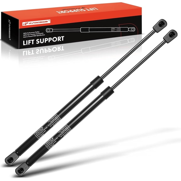 A-Premium Adjustable Automotive Lift Supports, Steel, 2 Count