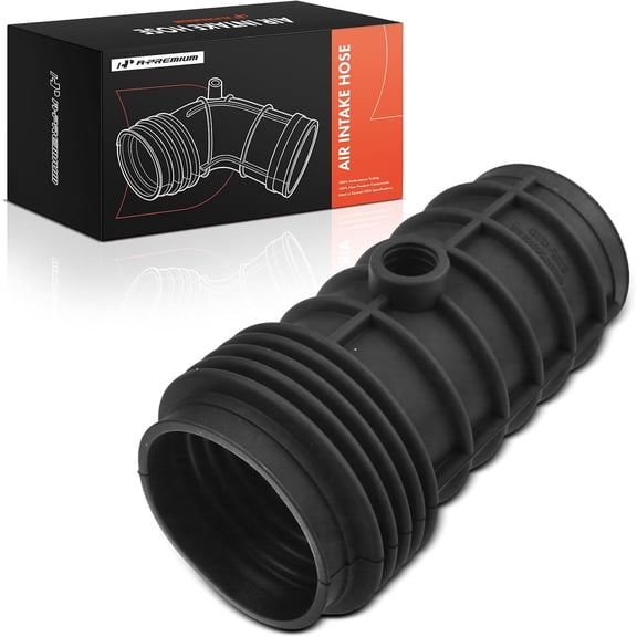 A-Premium Engine Air Intake Hose Tube [fits DOHC, 6Cyl 3.2L] Compatible with BMW [E28 E24 E23] 533i 1983-1984, 633CSi 1978-1984, 733i 1978-1984, Replace# 13541272472