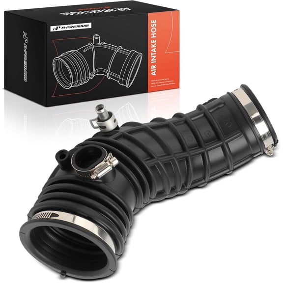 A-Premium Engine Air Intake Hose Tube [fits DOHC, 4Cyl 2.4L] Compatible with Honda Accord 2006-2007, Sedan 4-Door, Replace# 17228-RAA-A10, 17228RAAA10
