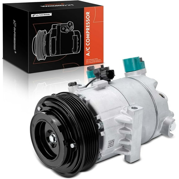 A-Premium Air Conditioner AC Compressor with Clutch Compatible with Kia Forte 2014-2018 1.8L 2.0L, Forte 2017-2018 2.0L, Forte Koup 2014-2017 2.0L, Forte5 2014-2018 2.0L & Hyundai Elantra GT 2013-2017