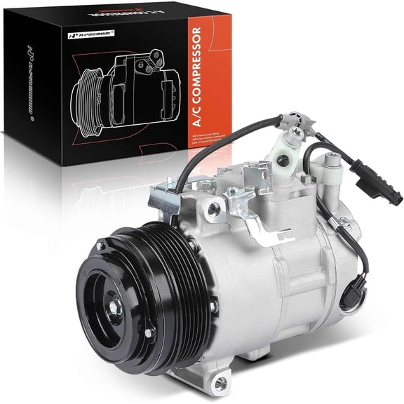 A-Premium Air Conditioner AC Compressor with Clutch Compatible with Mercedes-Benz C250 2012-2015 1.8L, W205 Series C300 2014 3.5L, R172 Series SLK250 2012-2015 1.8L, W166 Series ML350 2012 3.5L