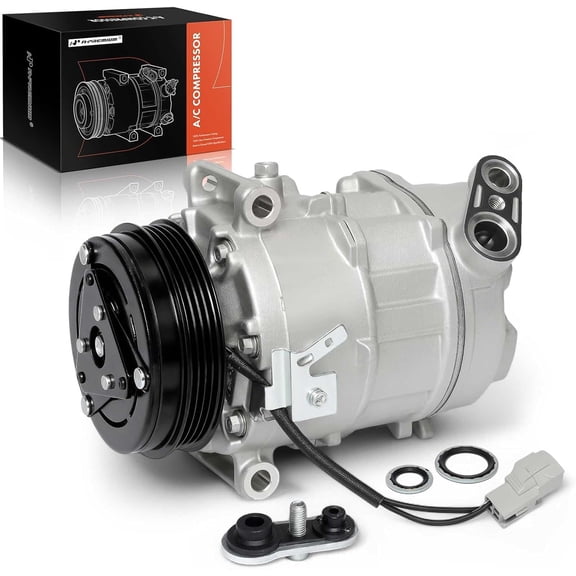 A-Premium Air Conditioner AC Compressor with Clutch Compatible with Ram ProMaster 1500 2014-2017, ProMaster 2500 2014-2018, ProMaster 3500 2014-2018, 3.0L