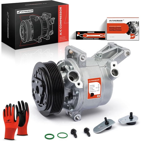 A-Premium Air Conditioner AC Compressor with Clutch Compatible with Toyota Yaris 2019-2020, Yaris iA 2017-2018 & Mazda CX-3 CX3 2016-2022 & Scion iA 2016-2016