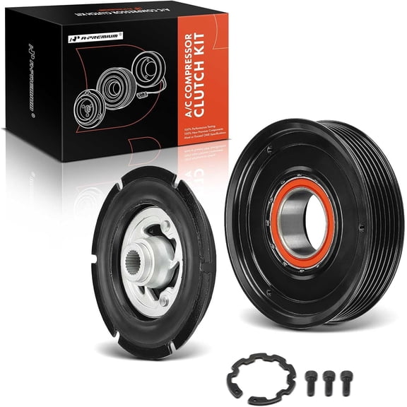 A-Premium Air Conditioner AC Compressor Clutch Kit Compatible with Mini Cooper 2014-2019, Cooper Clubman 2016-2019, Cooper Countryman 2017-2019 & BMW X1 2016-2019, X2 2018-2019