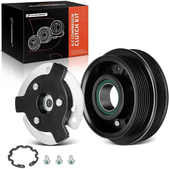 A-Premium Air Conditioner AC Compressor Clutch Kit Compatible with Volkswagen Jetta 2005-2016, Passat 2012-2014, Golf 2010-2014, Beetle 2006-2010 2012-2014, Rabbit 2006-2009 & Audi TT RS Quattro