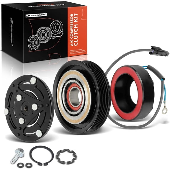 A-Premium Air Conditioner AC Compressor Clutch Kit Compatible with Honda HR-V HRV 2016-2022 1.8L