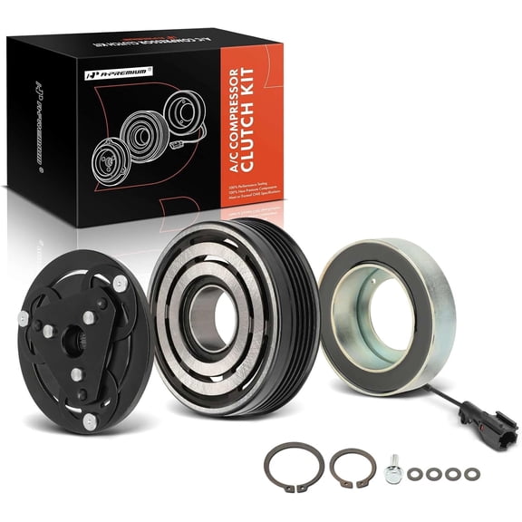 A-Premium Air Conditioner AC Compressor Clutch Kit Compatible with Subaru Forester 2008-2013, Impreza 2008-2014, WRX STI 2015-2021, H4 2.5L
