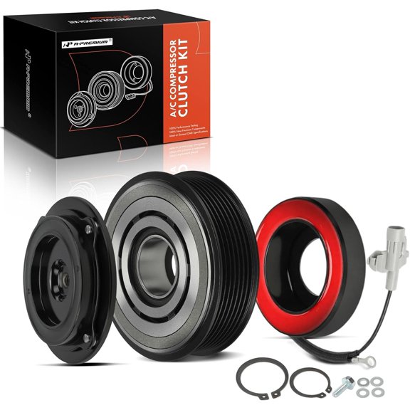 A-Premium Air Conditioner AC Compressor Clutch Kit Compatible with Toyota Highlander 2008 2009 3.5L