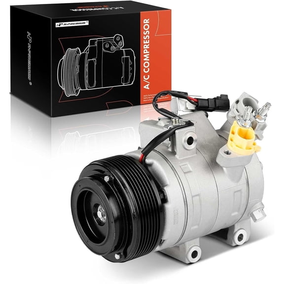 A-Premium Air Conditioner AC Compressor Compatible with Ford Ranger 2.2L 2.5L 3.2L 2017-2018