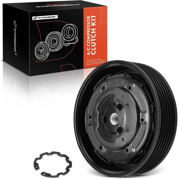 A-Premium Air Conditioner AC Compressor Pulley Compatible with BMW 325i, 325xi, 328i, 328i xDrive, 328xi, 330Ci, 330i, 330xi, 525i, 525xi, 528i, 528i xDrive, 528xi, 530i, 530xi, 128i, Z4, M3, M5