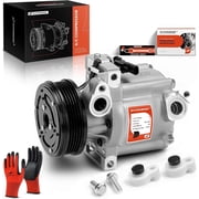 A-Premium Air Conditioner AC Compressor with Clutch Compatible with Chevrolet Spark 1.4L 2016 2017 2018 2019 2020 2021, 5-Groove Pulley
