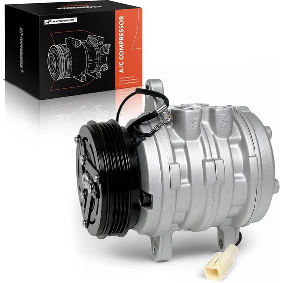 A-Premium Air Conditioner AC Compressor with Clutch Compatible with Chevrolet Sprint Tracker Geo Metro GMC Tracker Suzuki Samurai Sidekick Swift X-90