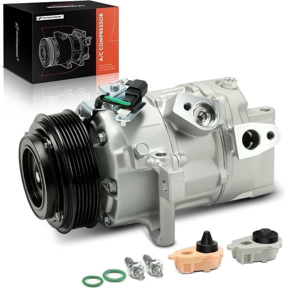 A-Premium Air Conditioner AC Compressor with Clutch Compatible with Ford F-150 F150 2018-2021 3.0L, F-150 2021 5.0L