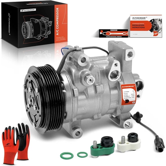 A-Premium Air Conditioner AC Compressor with Clutch Compatible with Honda Fit 1.5L 2015-2018