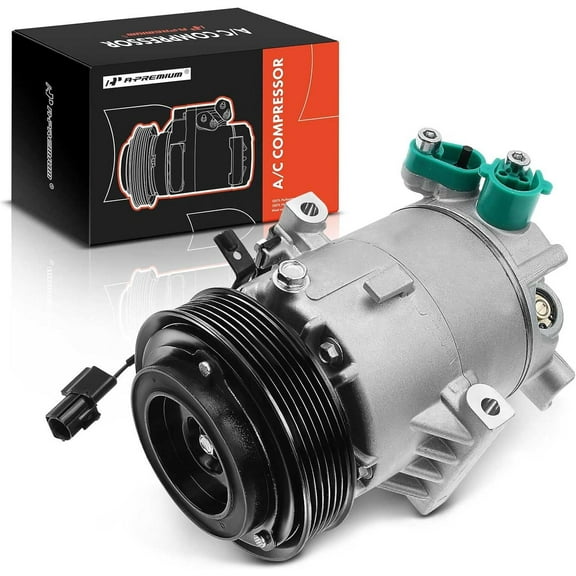 A-Premium Air Conditioner AC Compressor with Clutch Compatible with Hyundai Elantra 2011-2013 & Kia Soul 2012-2013, 1.8L 2.0L