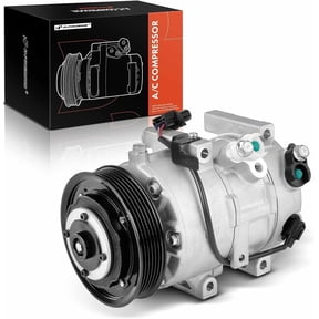 A-Premium Air Conditioner AC Compressor with Clutch Compatible with Hyundai Genesis Coupe 3.8L 2013-2016, 6-Groove Pulley
