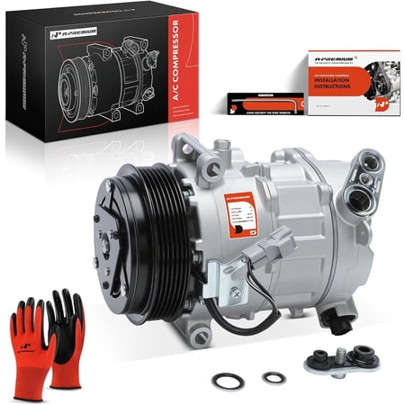 A-Premium Air Conditioner AC Compressor with Clutch Compatible with Jeep Cherokee 2.4L 2014-2021, Chrysler 200 2.4L 2015-2017